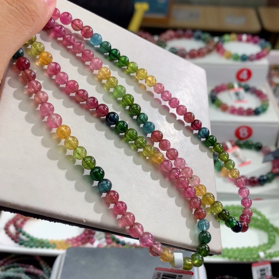 手链未镶嵌碧玺       5mm。