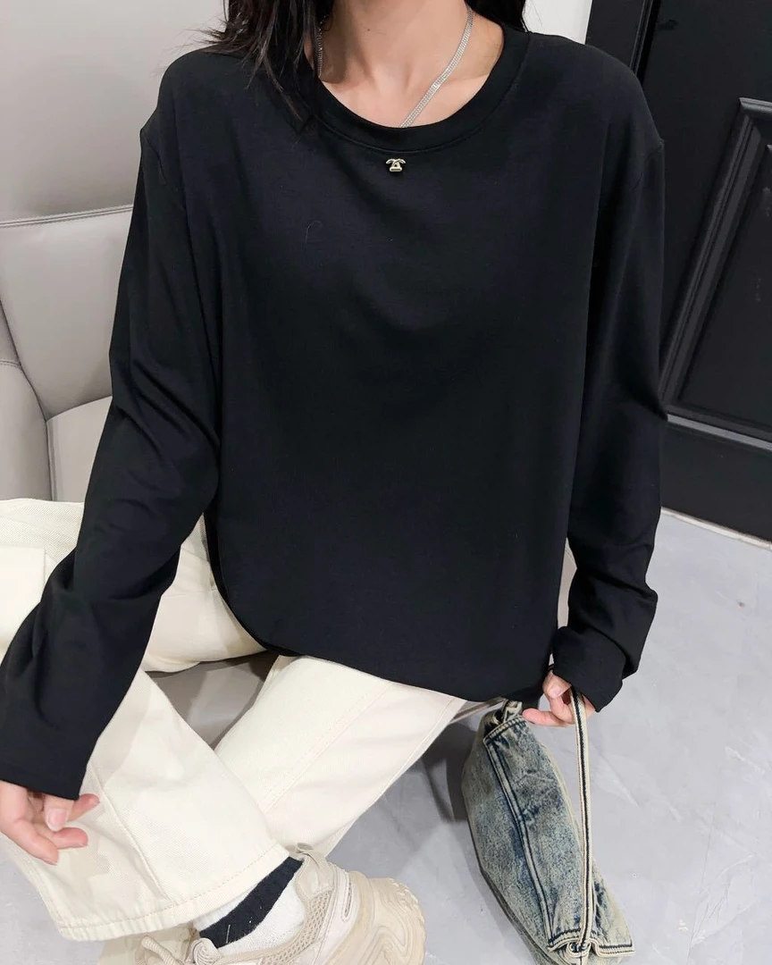 长袖女宽松打底衫春秋内搭