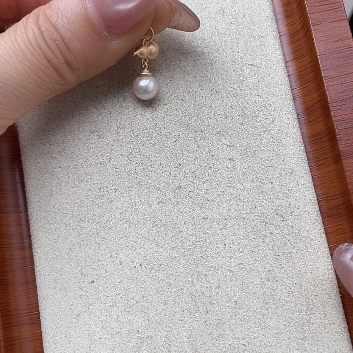 吊坠(不含链)银S925镶嵌海水珍珠