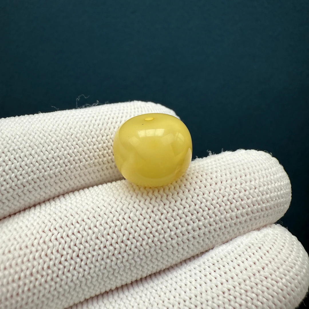 B9692天然原矿蜜蜡微瑕老型 14.3*11.8mm 支持复检 假一罚十