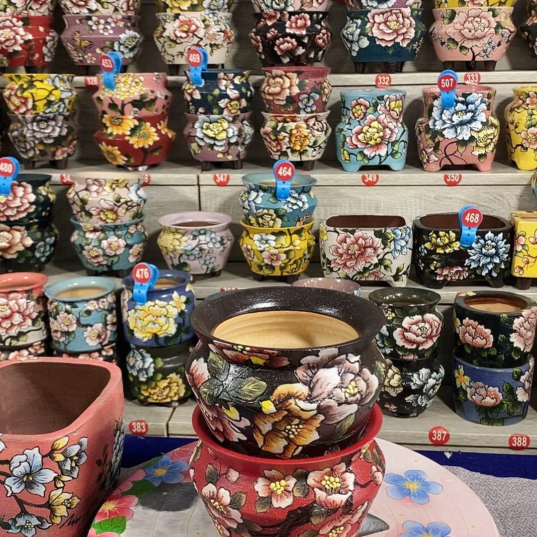 景德镇精品暮年美盆12.5/10.5