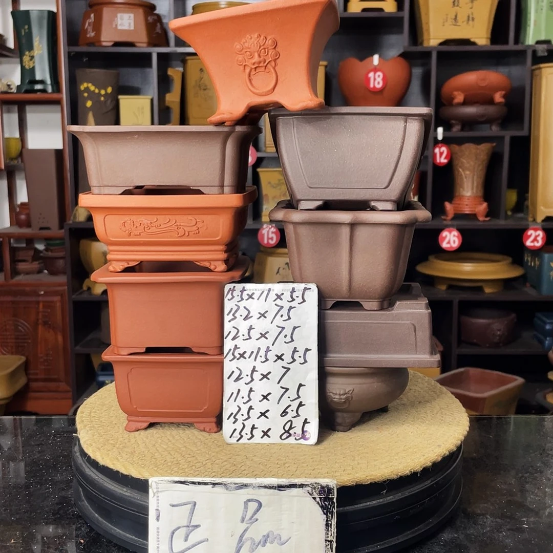 D-盆尚好紫砂花盆