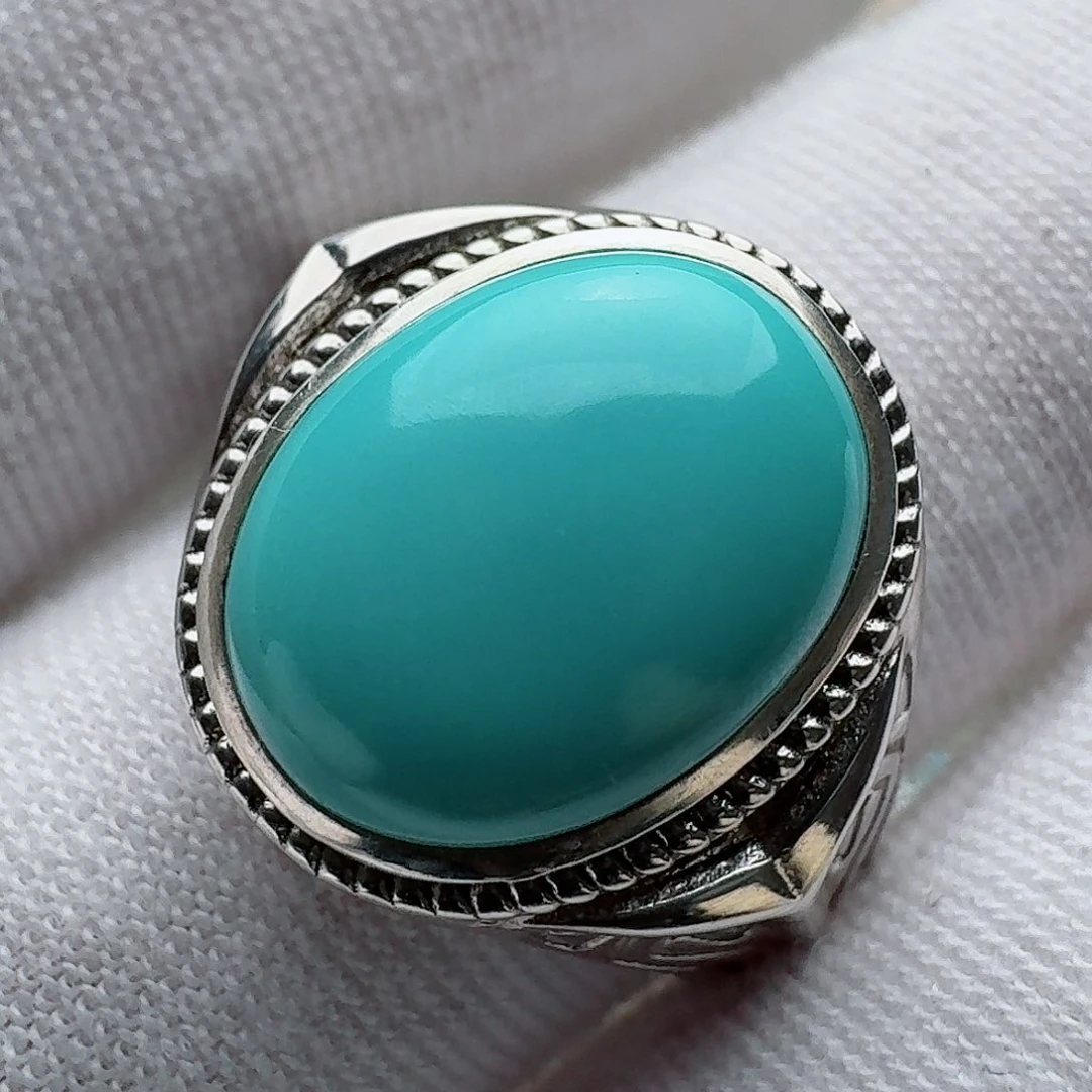 绿松石配饰银S925镶嵌