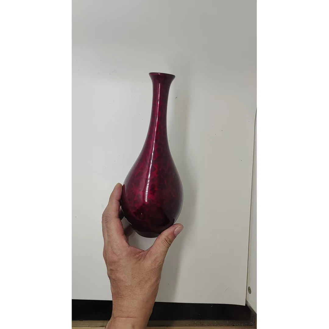 QWWHT赤宝砂脱胎瓶 漆器