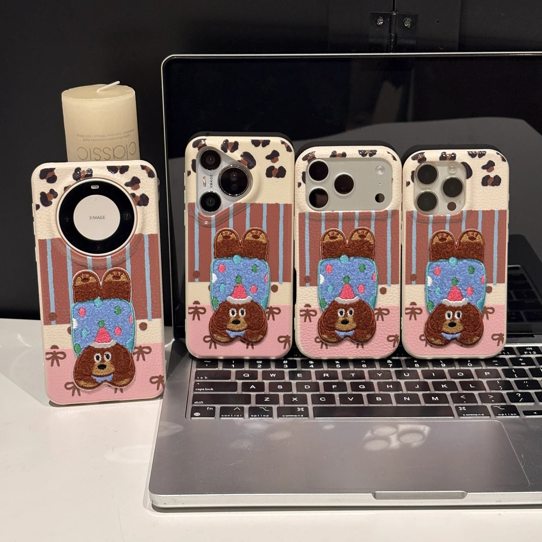 圆点适用苹果17手机壳iPhone16PM华为p80可爱皮纹tpu女mate70