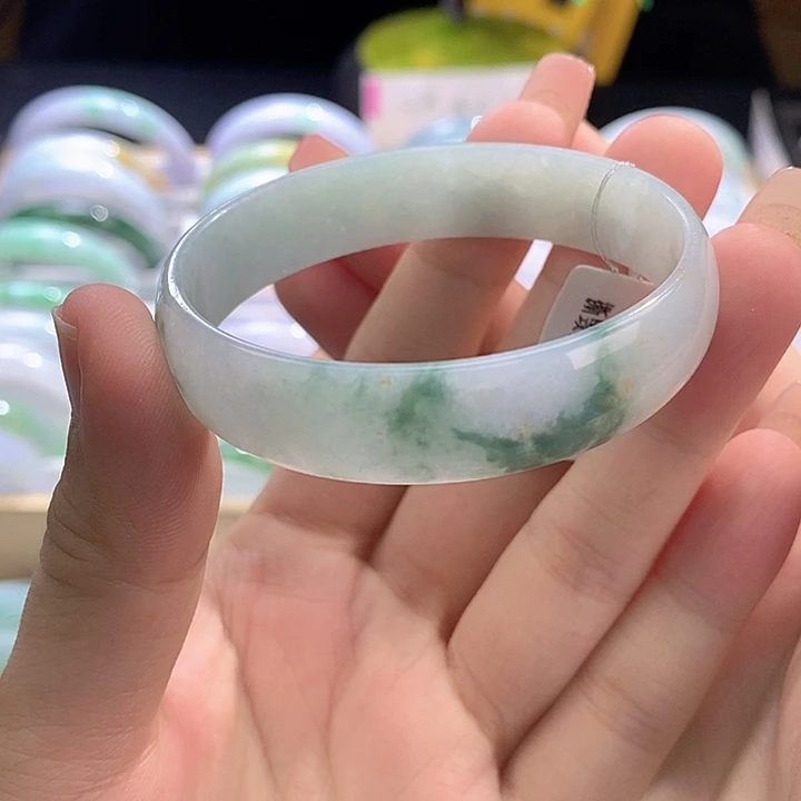 未镶嵌手链翡翠小雅53圈口