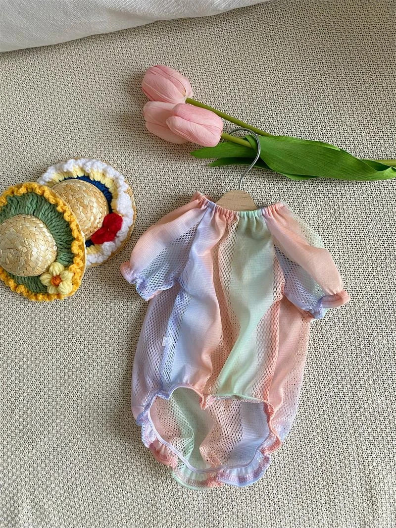 夏斯芬克斯无毛猫德文猫衣服狗狗猫咪薄款渐变镂空空调打底衫