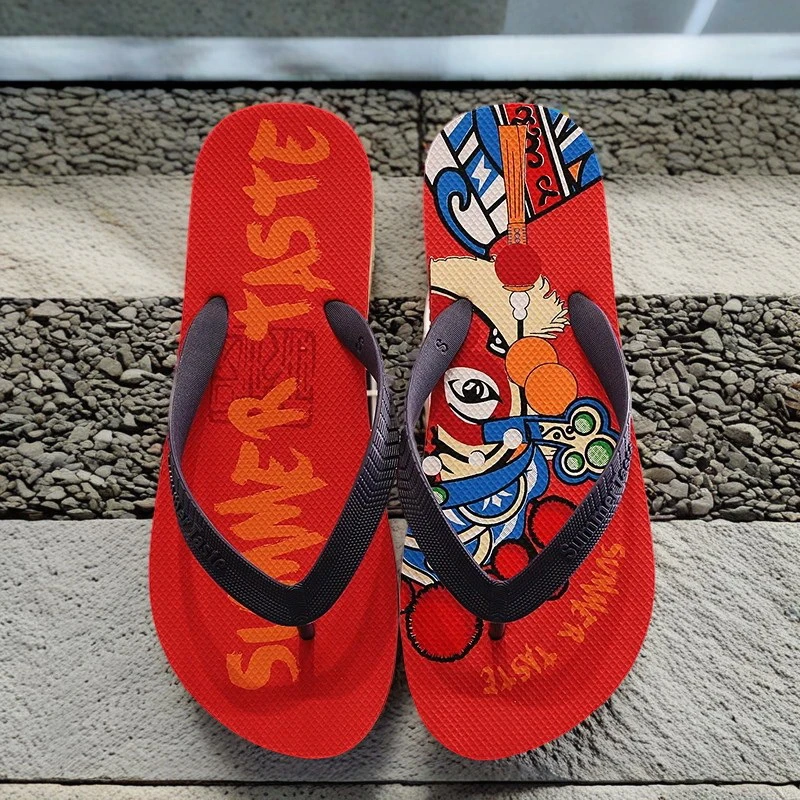 海边百搭耐穿耐磨日常夹拖凉拖潮流潮款韩版拖鞋男士沙滩外穿爆款