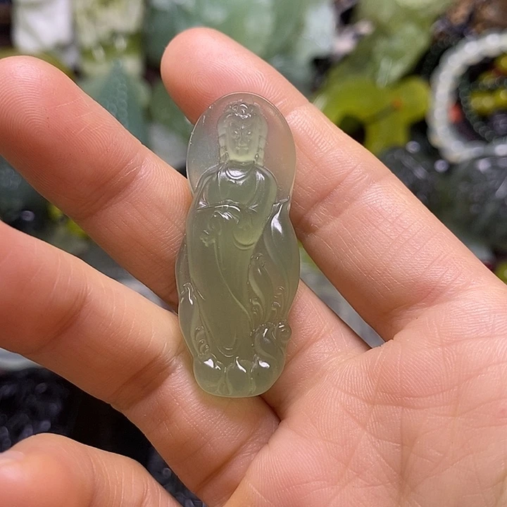 岫玉未镶嵌岫玉颈饰