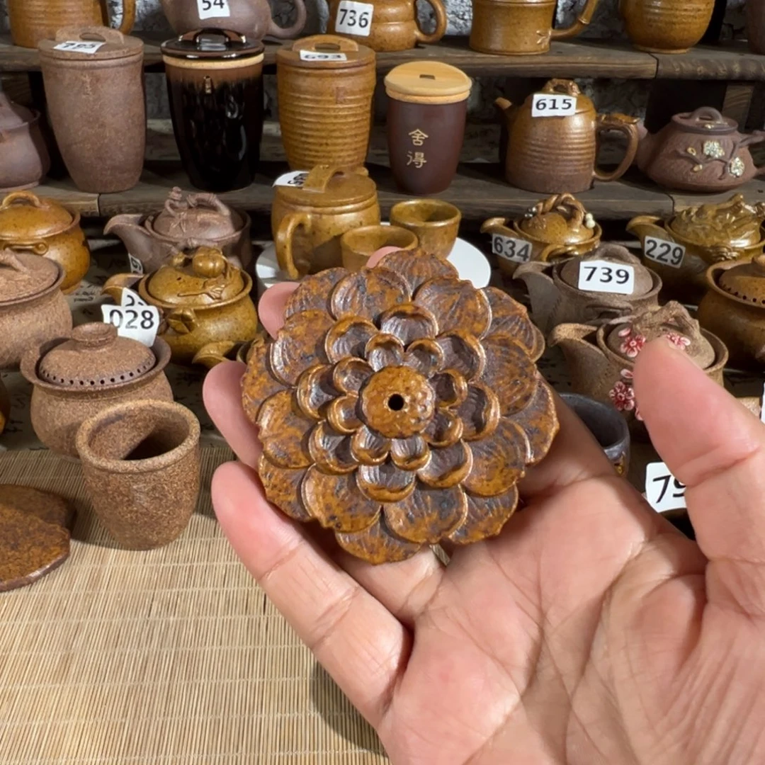 缸香插 原谷烧高温粗瓷