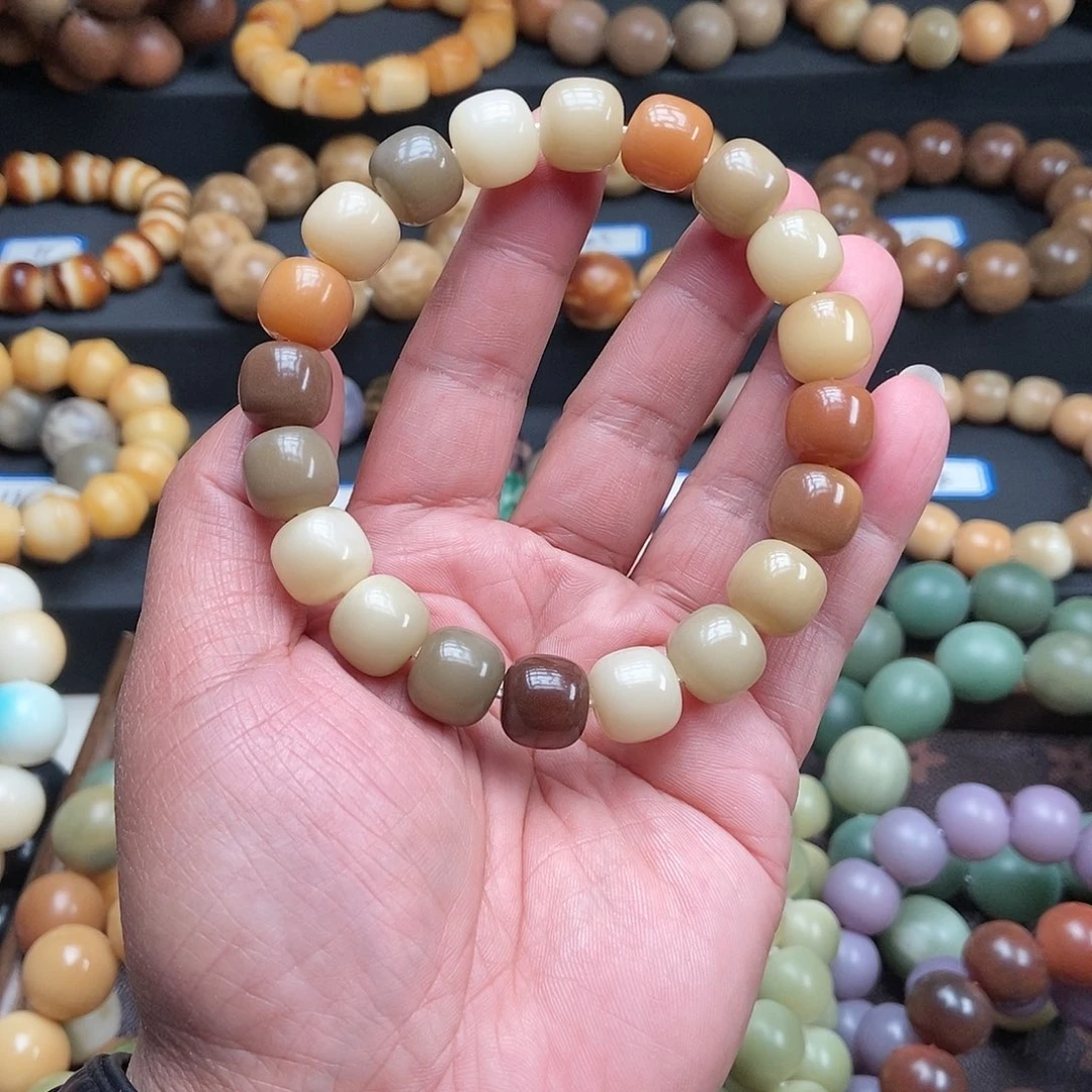 菩提根/象牙果吊坠13mm干磨玫瑰