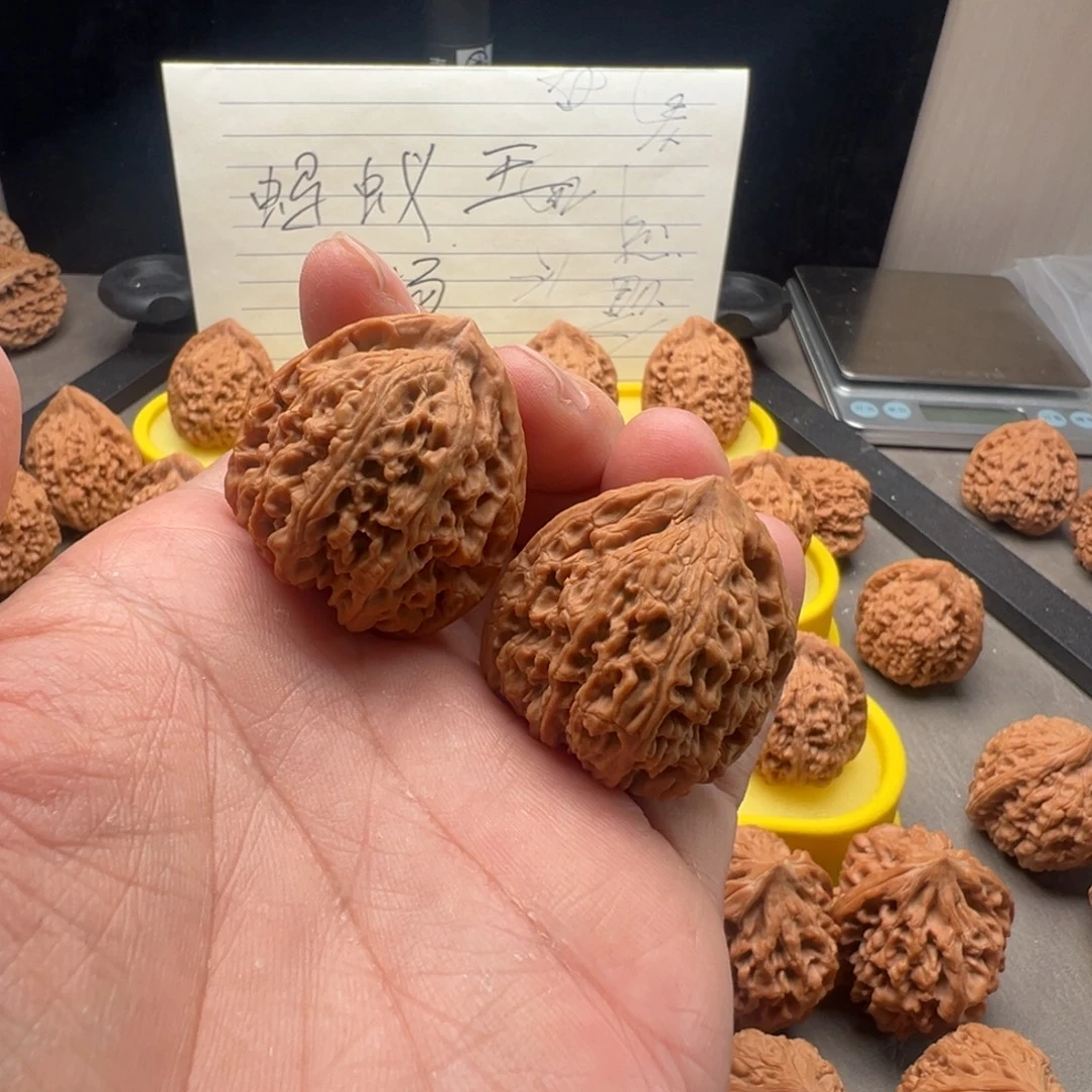 把件文玩核桃三角南疆石36