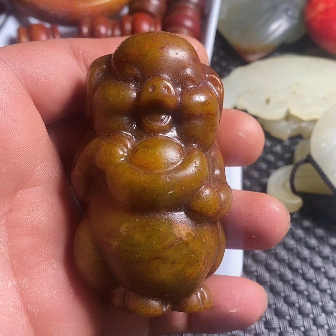 蛇纹石玉合金颈饰