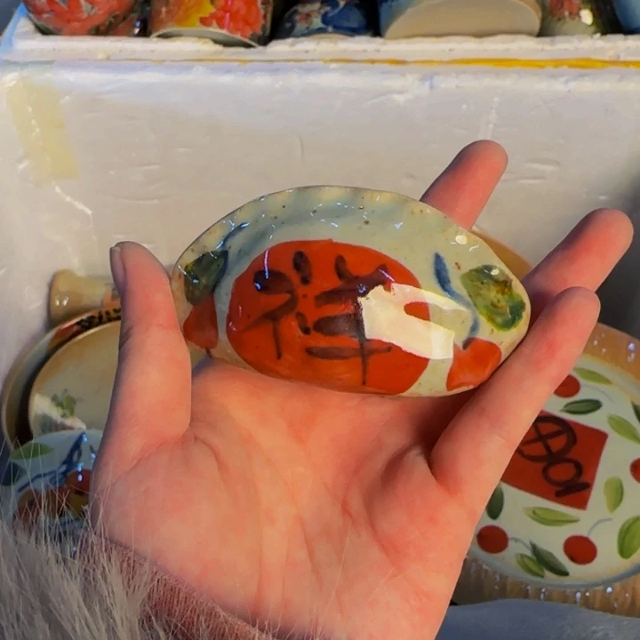 瓷片景德镇陶瓷手工手绘