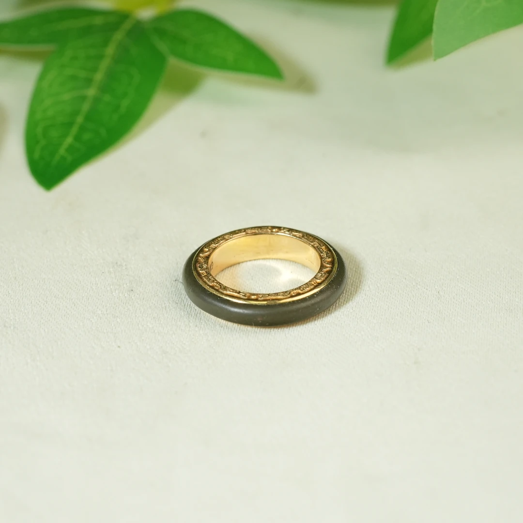 明早期天铁戒指（18k后镶嵌）【古珠精选】AAXXY2502113002