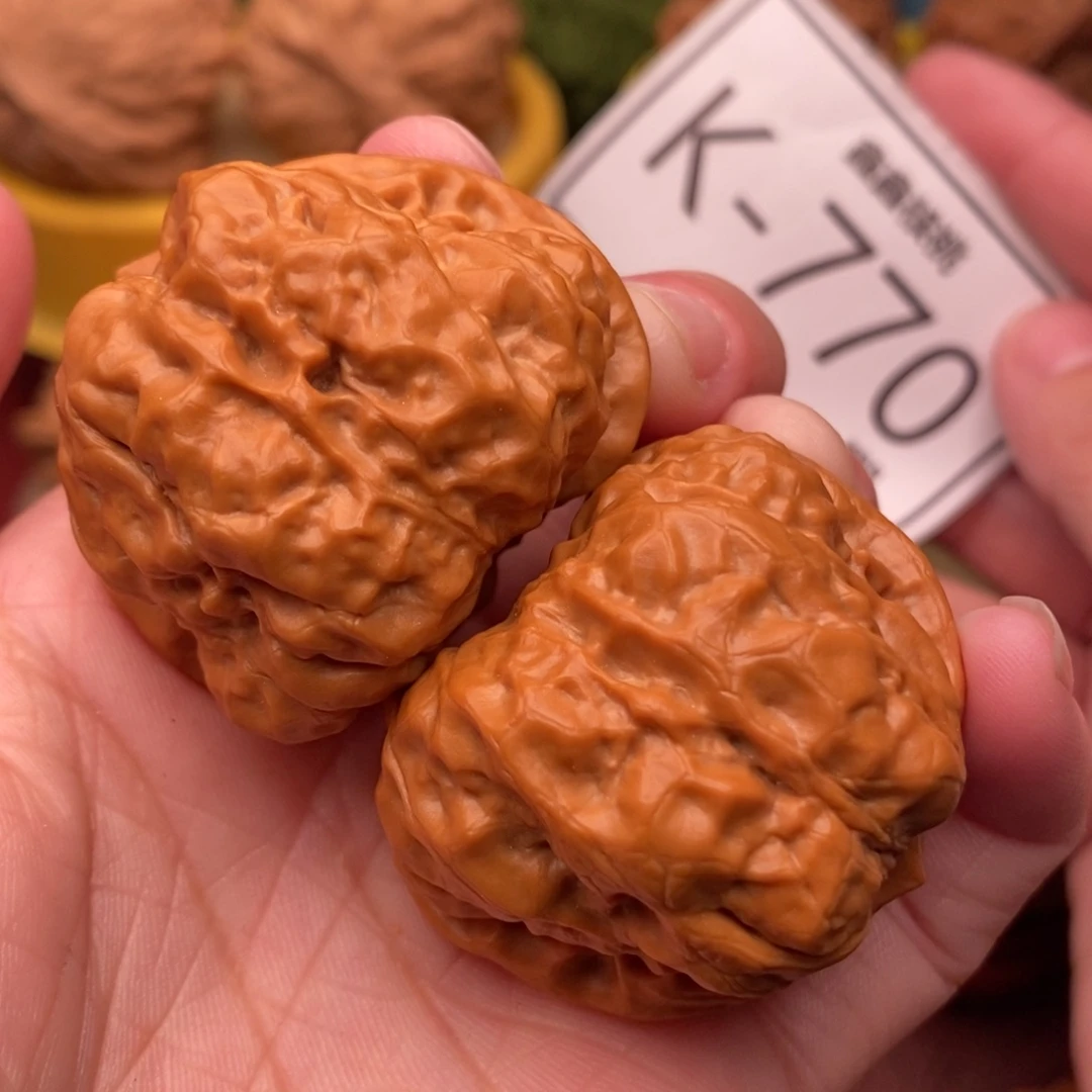 桃核把件开背蛙41….