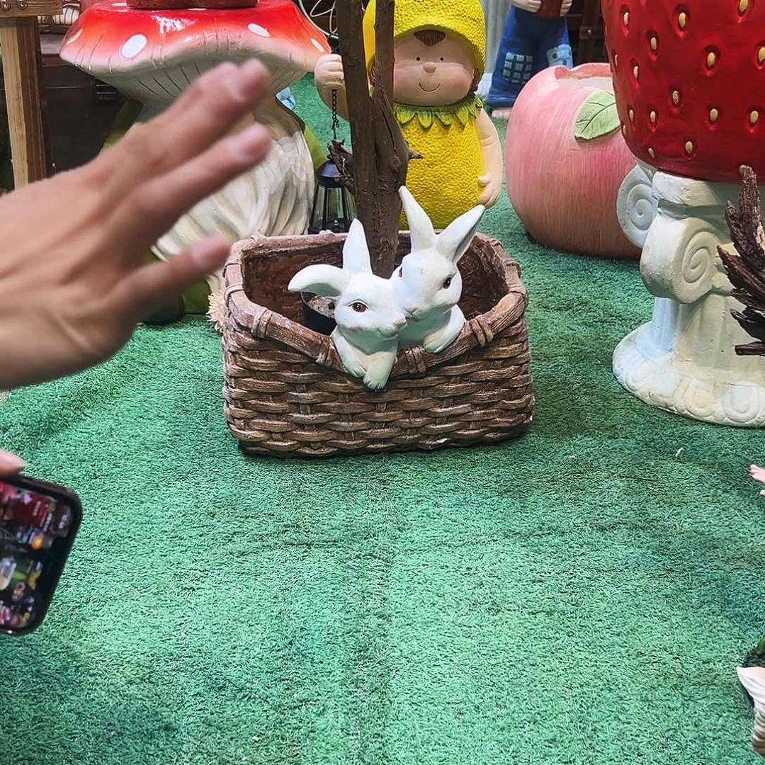 花园摆件红红火火