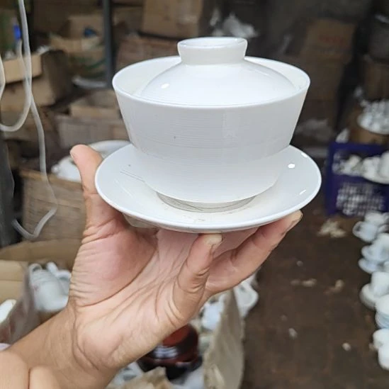 库存微瑕盖碗一个