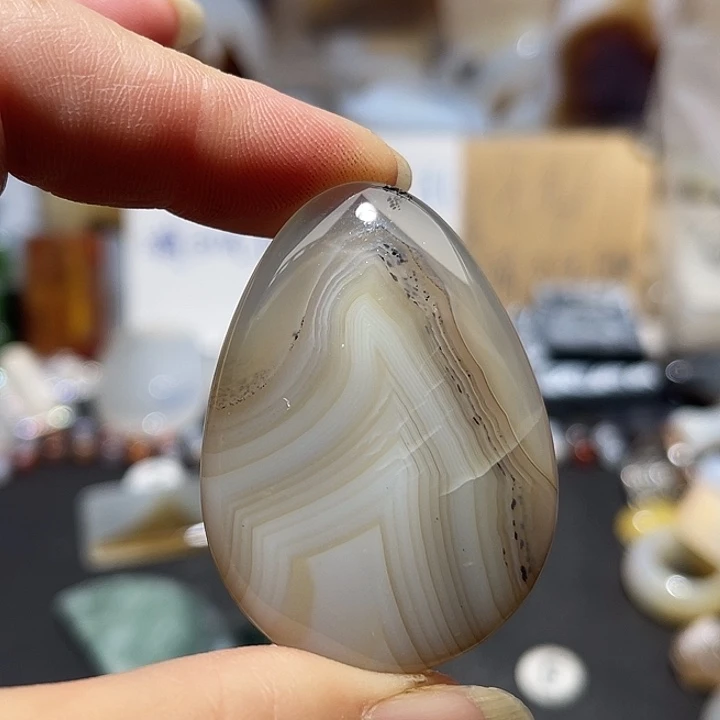 玛瑙/玉髓未镶嵌吊坠(不含链)