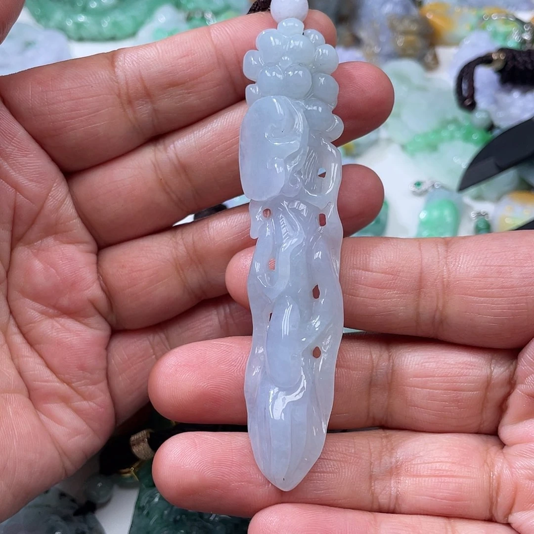 颈饰未镶嵌翡翠翡玉缘翡翠