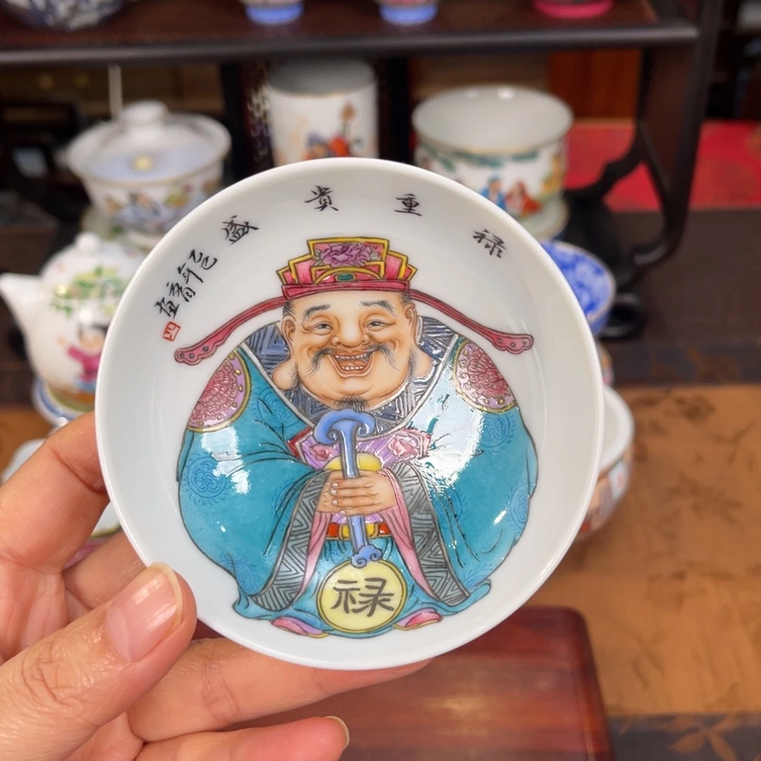 陶摆件景德镇手工手绘陶瓷