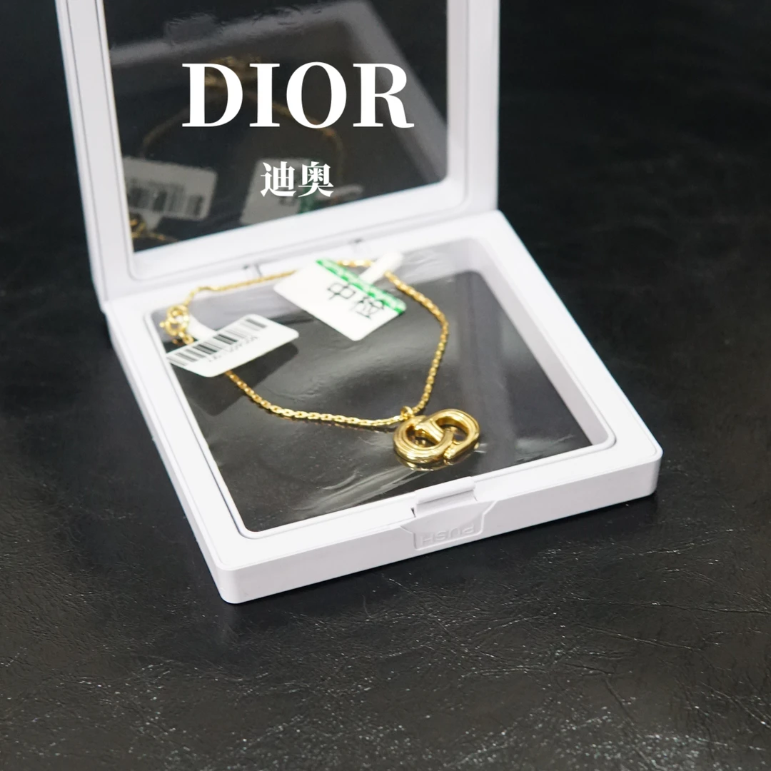 95新 DIOR/迪奥 金标项链/气质金色jj01609121/9121
