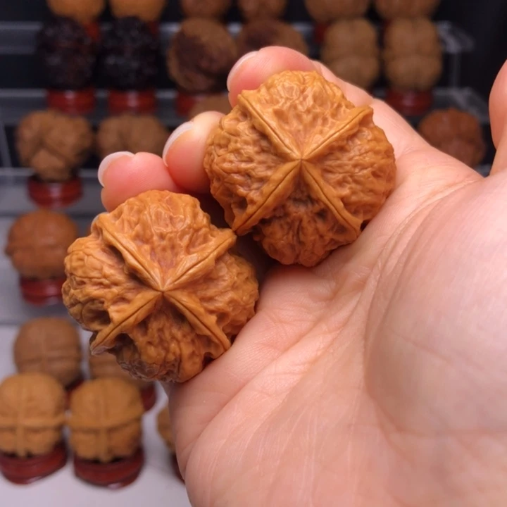 文玩核桃吊坠14魔方四棱