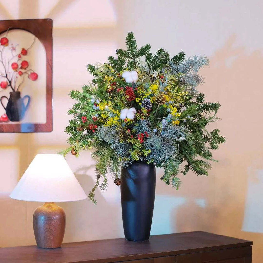 [圣诞有我]圣诞花束 可做干花 圣诞 元旦节日氛围 小众稀有花材