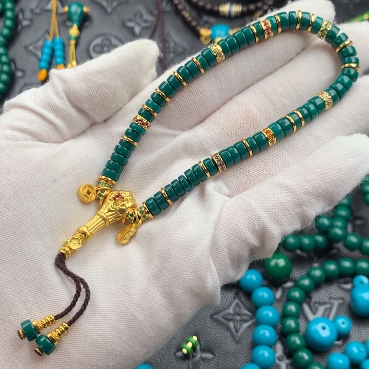 高端平替高瓷玉化文玩珠串