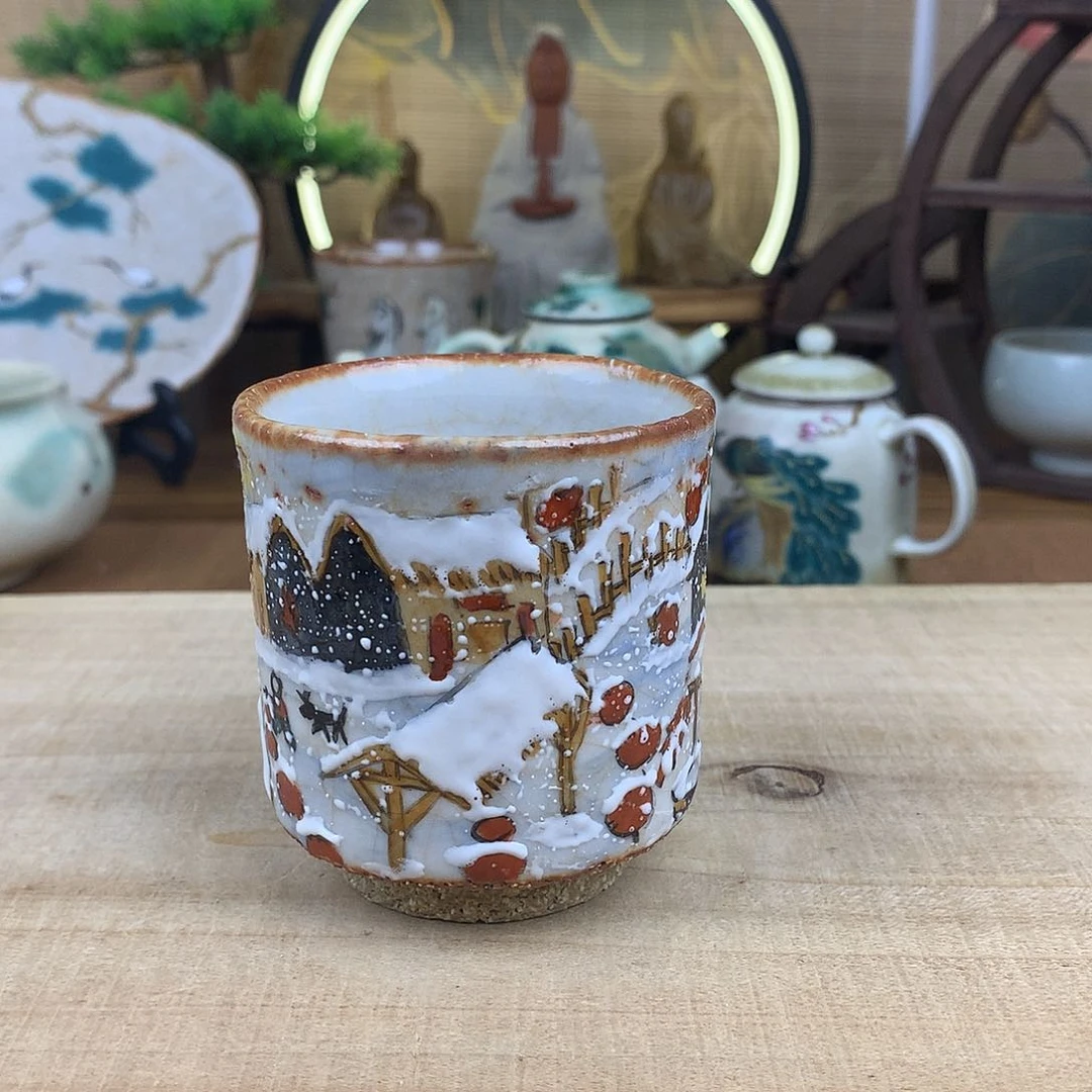 摆件萨****光景德镇陶瓷手作