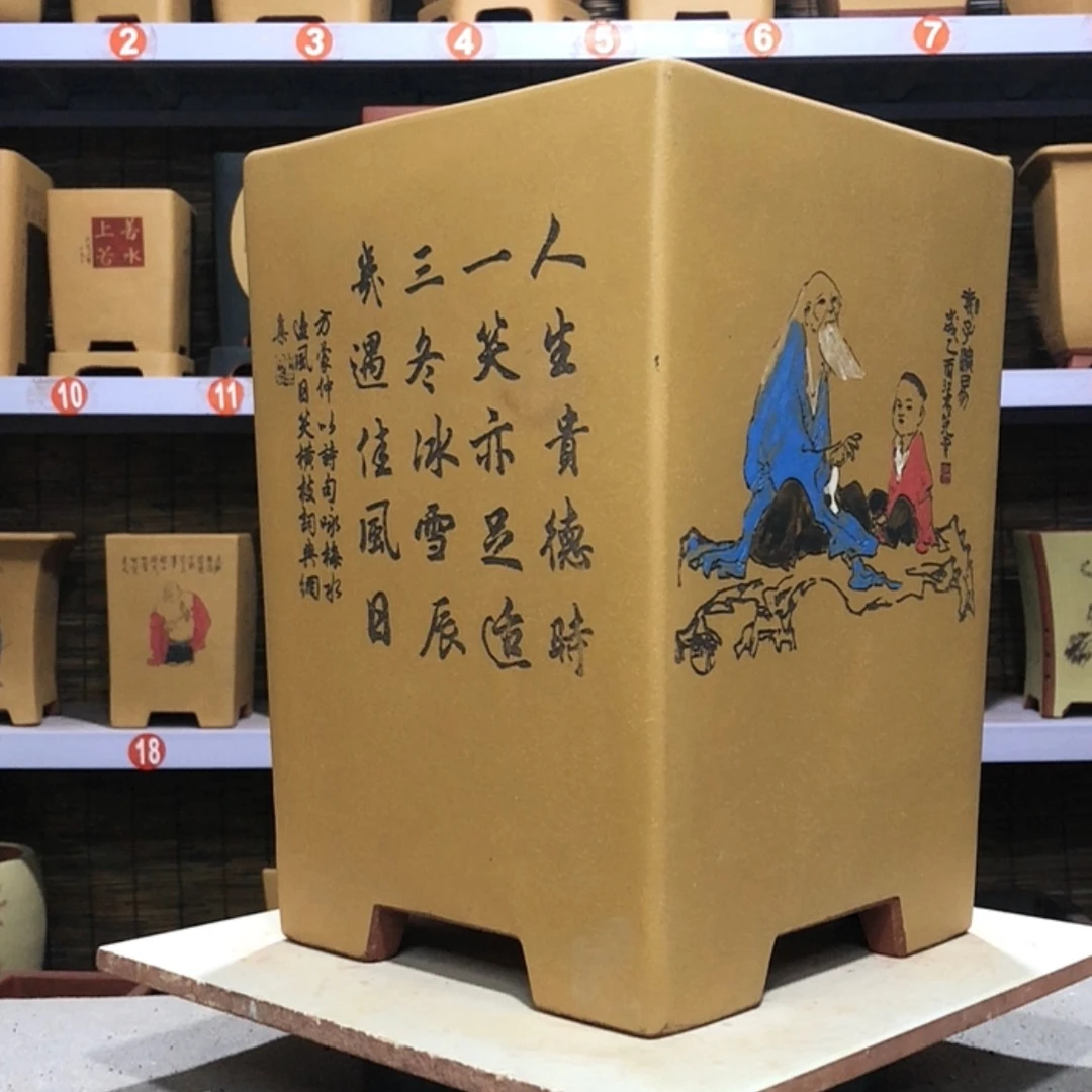 【闪购商品】紫砂花盆小*手工制作