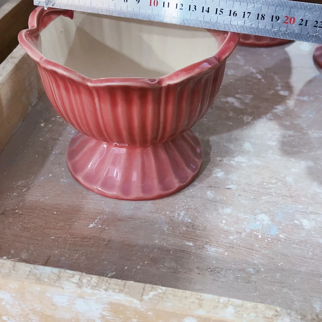 有孔，外贸尾单陶瓷花盆凑单10米包邮