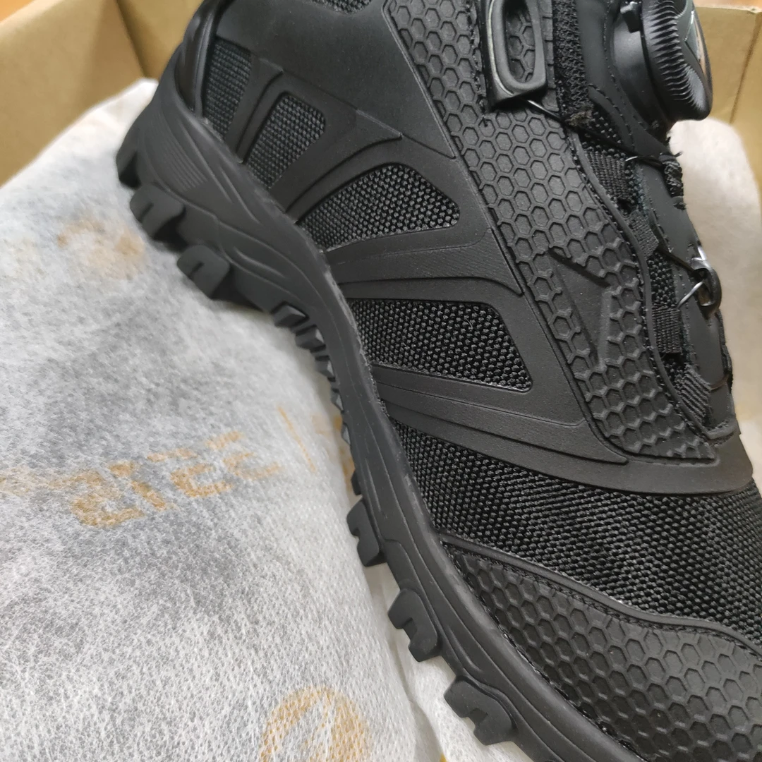 自动扣跑鞋户外登山鞋越野跑鞋