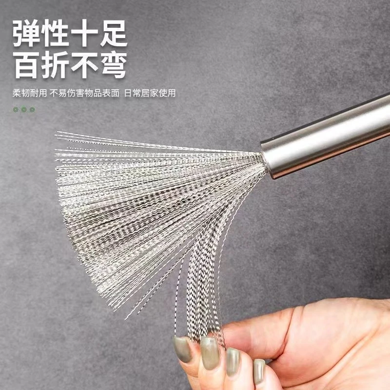 【嘉禾贸易】不锈钢 锅刷 长柄清洁刷