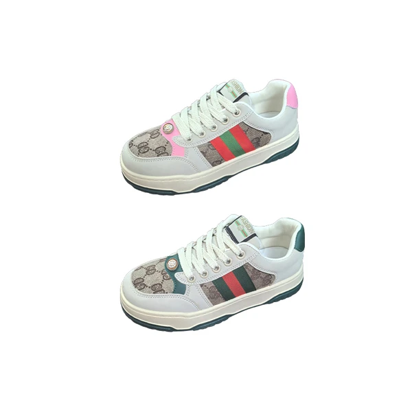 复古拼色脏脏鞋~潮流百搭款板鞋T