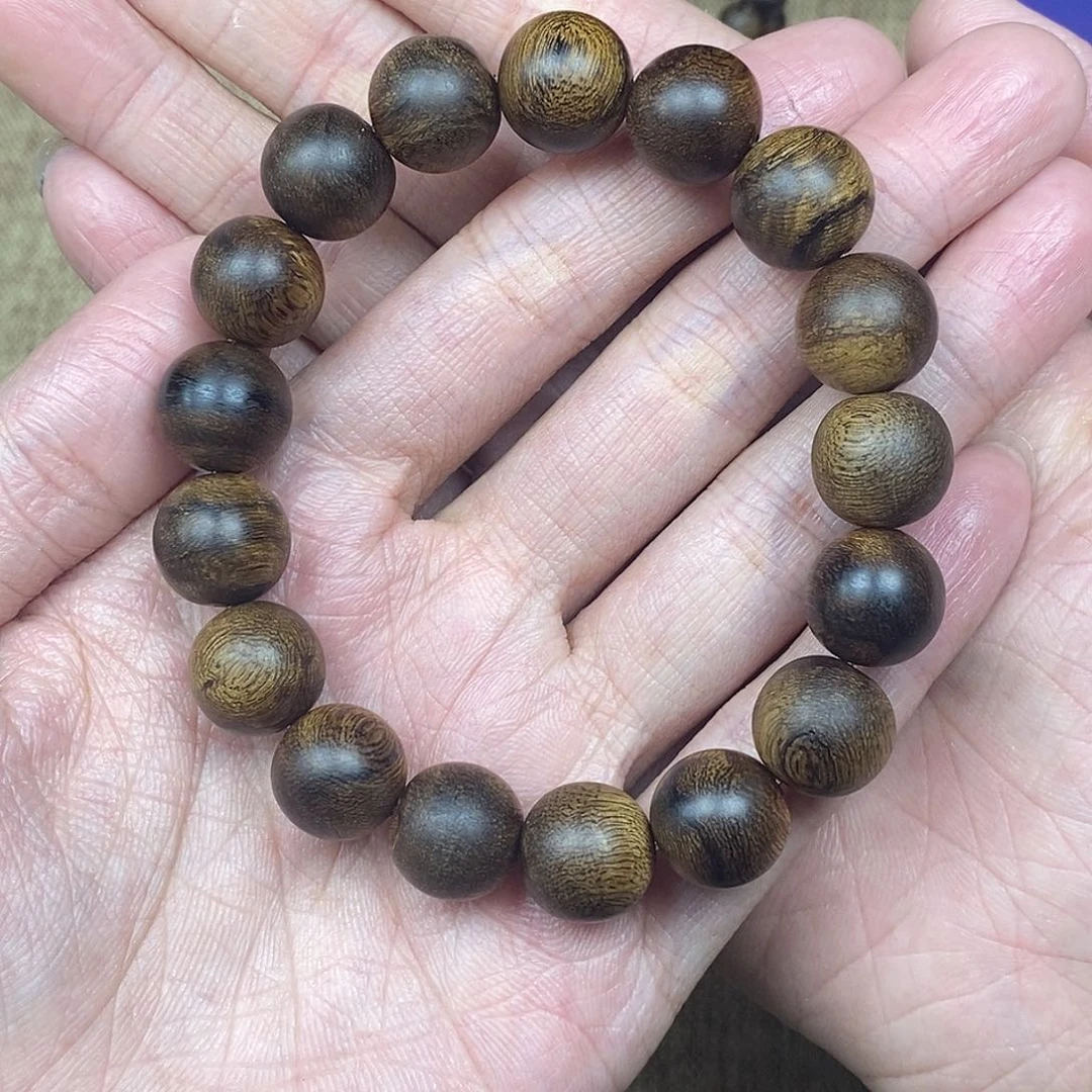 沉香手串李*越南芽庄白棋楠