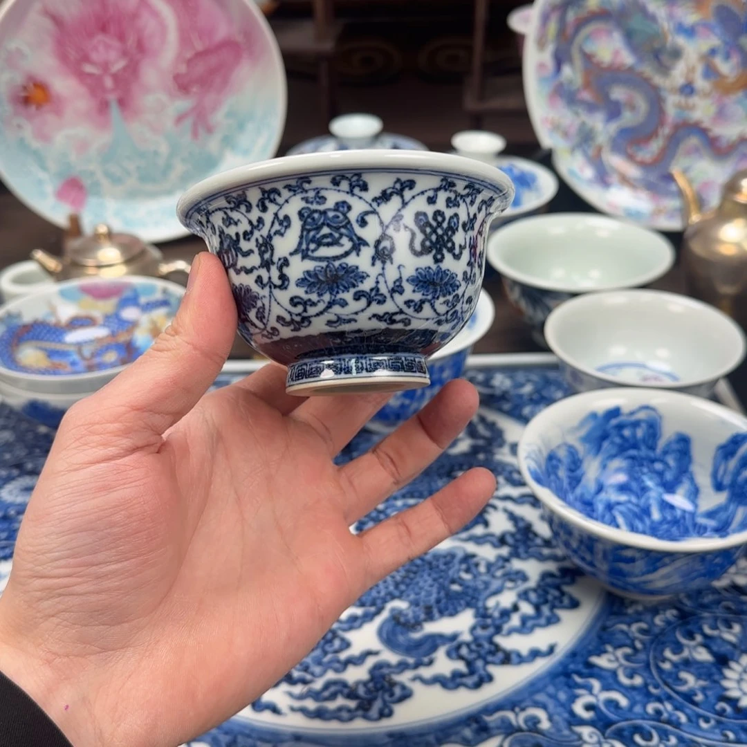 杯落**华景德镇手工手绘陶瓷