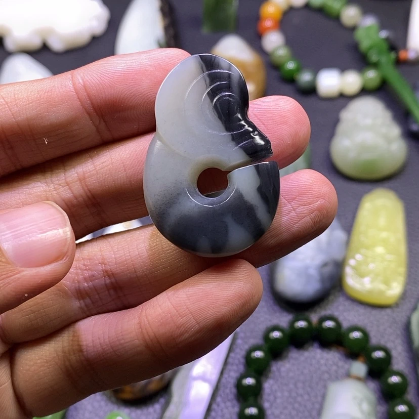 【闪购商品】未镶嵌和田玉挂件归*时