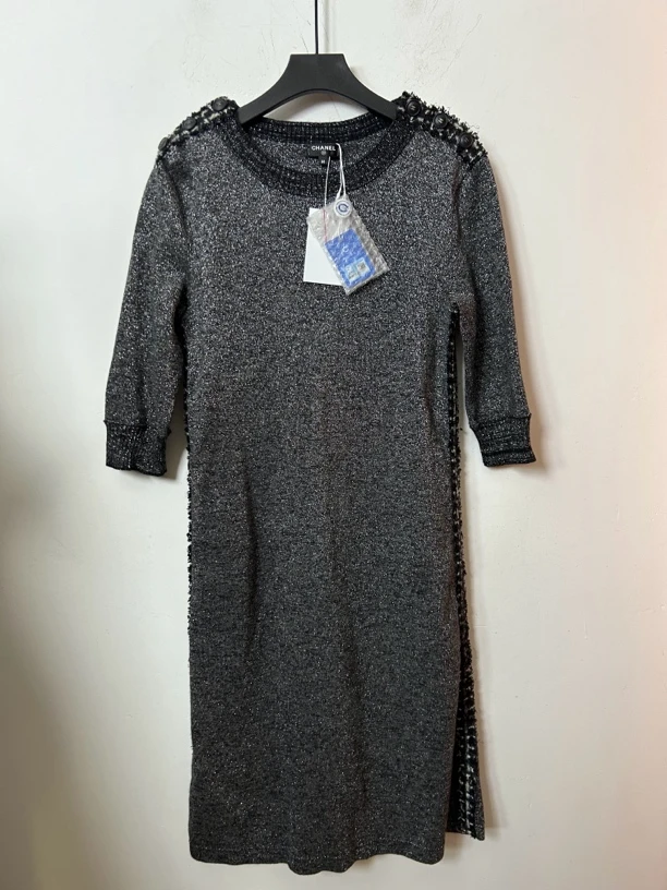 95新 Chanel/香奈儿 香奈儿灰色连衣裙95新