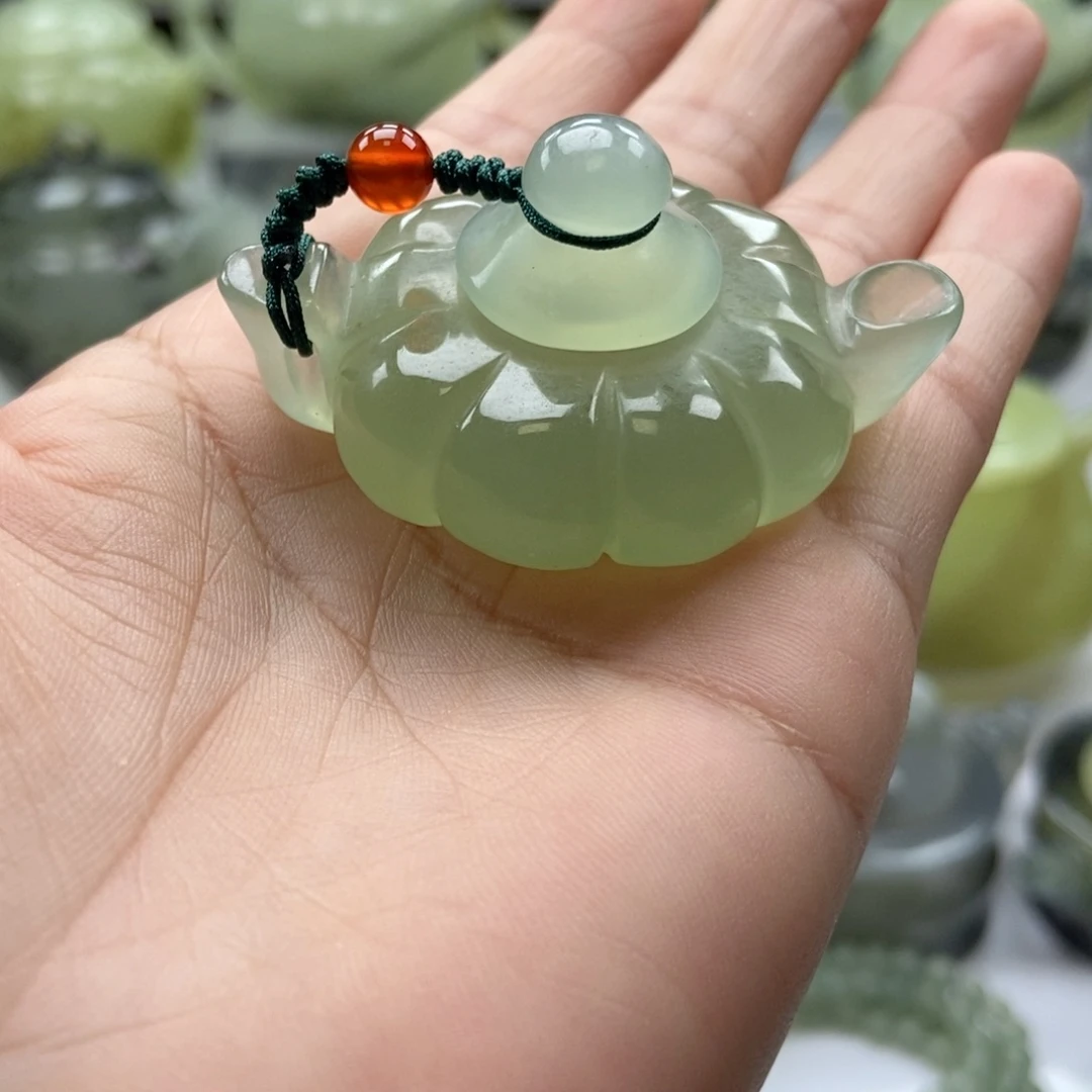 未镶嵌蛇纹石玉手把
