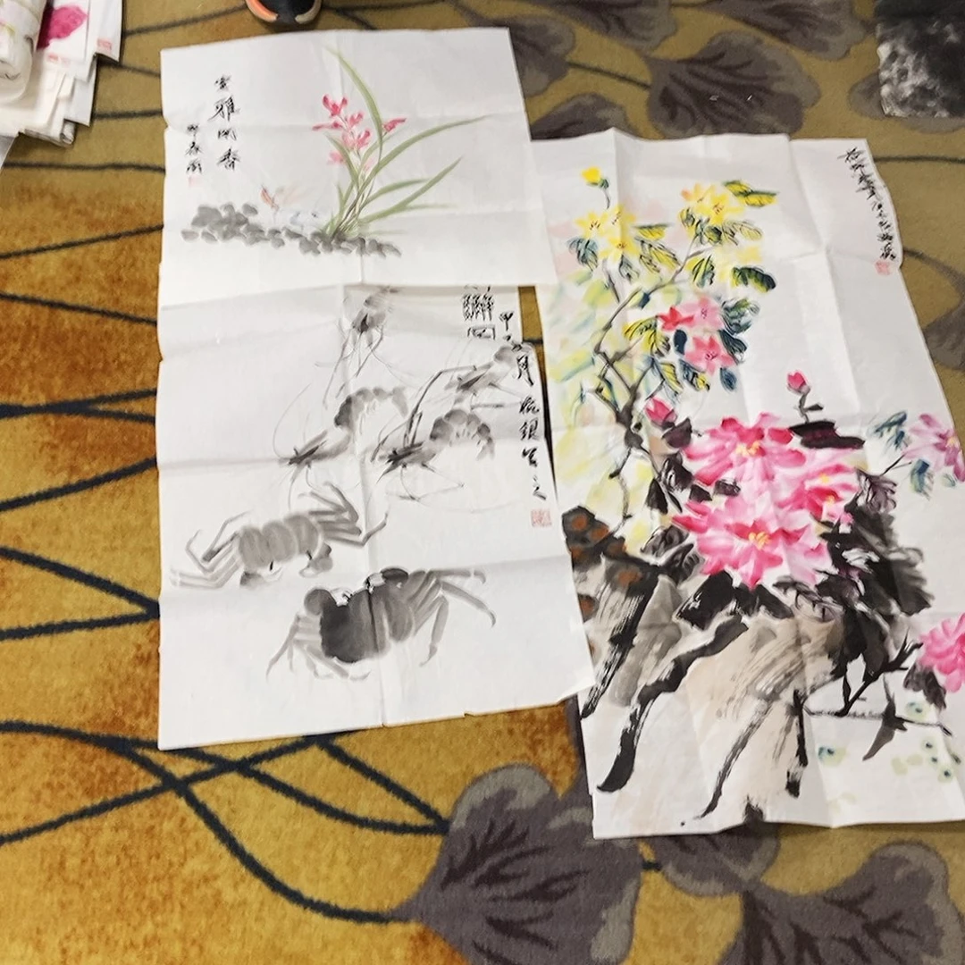 国画埋****芽名图手绘作品欣赏1