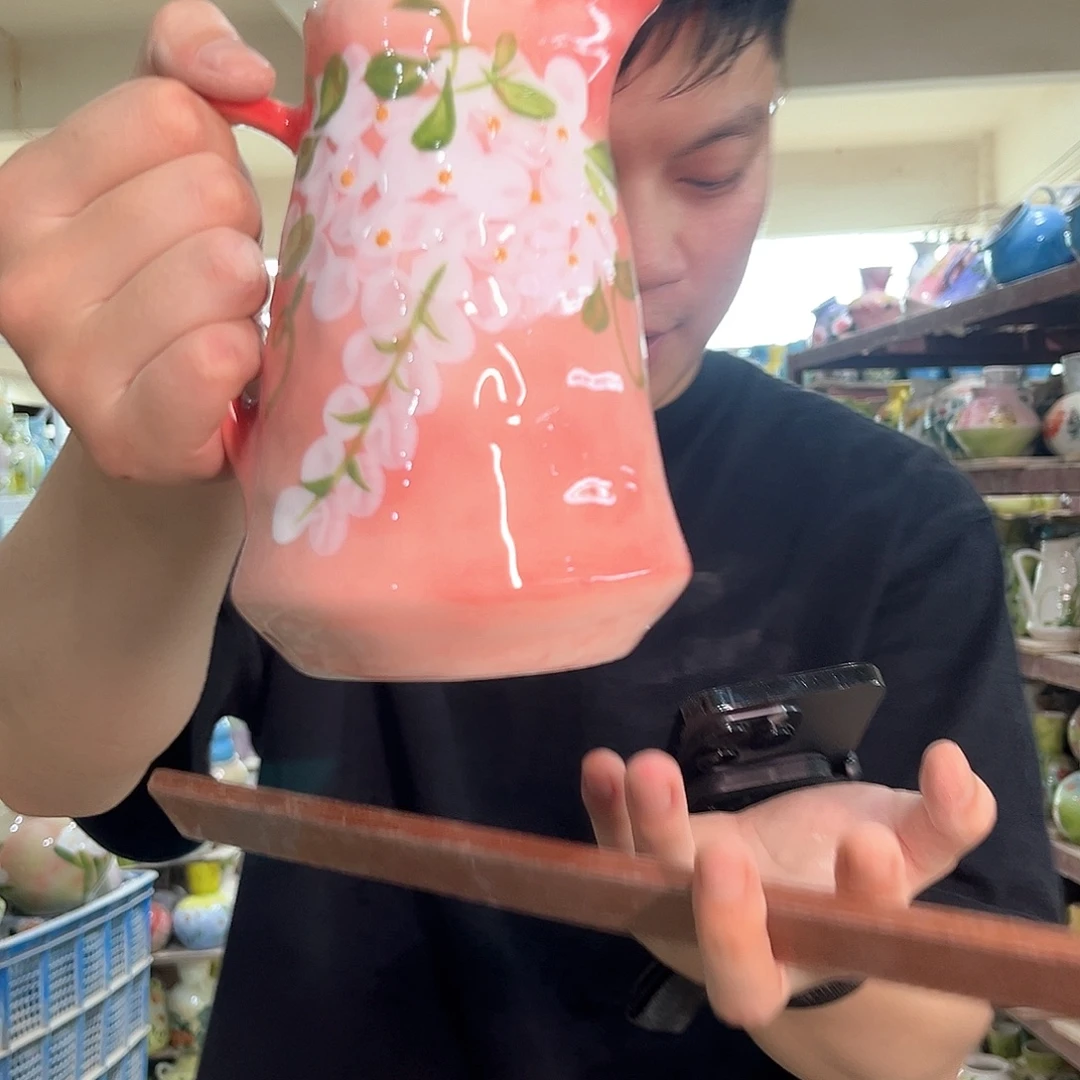陶瓷手工手绘到手一个25-212