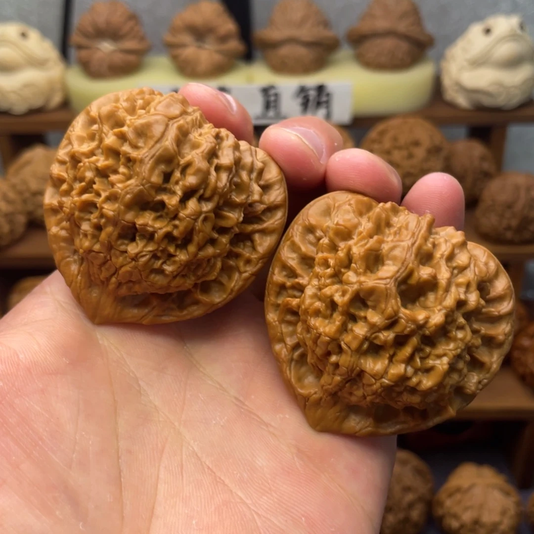 文玩核桃吊坠官帽48全品无修