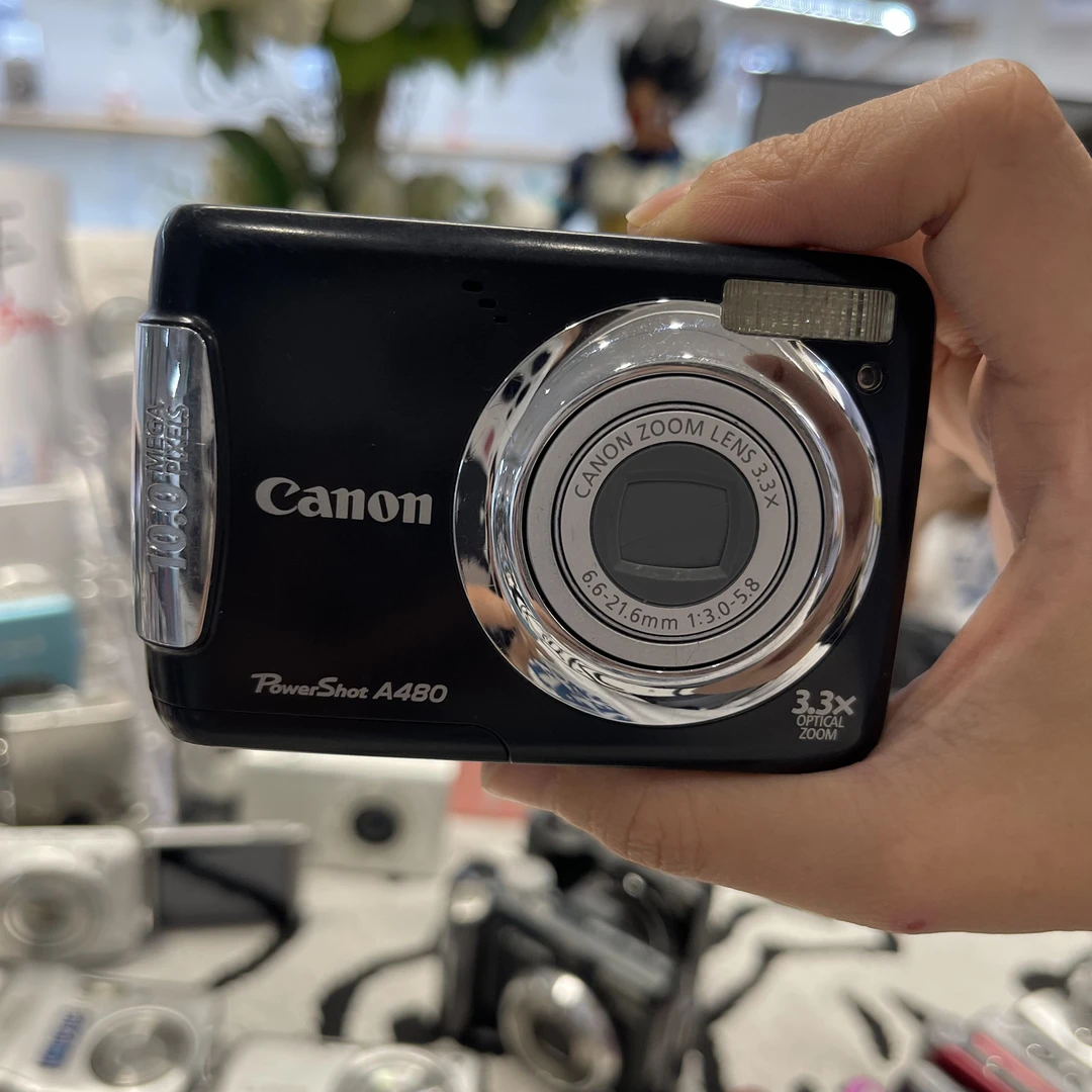 9新 Canon/佳能 特价a480 中文配件齐全 屏幕瑕疵出图不影响