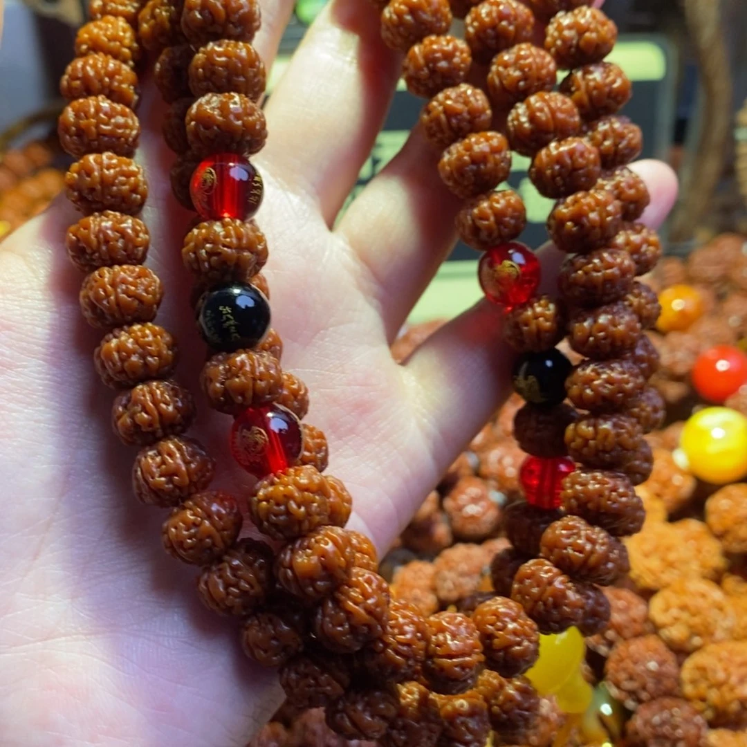 金刚菩提手串10-108树王。5配饰