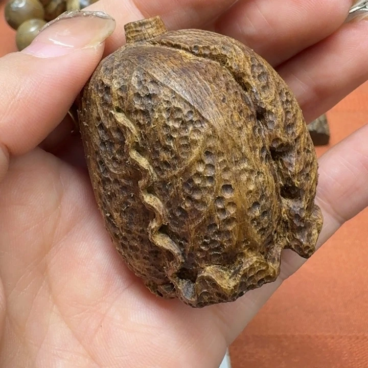 沉香吊坠馨安居沉香定制款