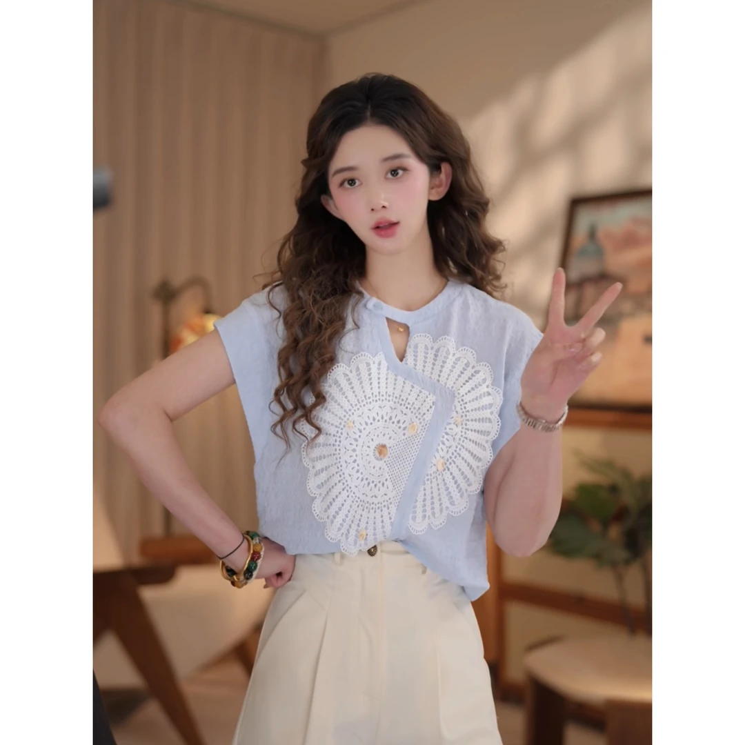 余紫绮【椰奶薄脆】夏季休闲百搭时尚衬衫女上衣ZE0706416