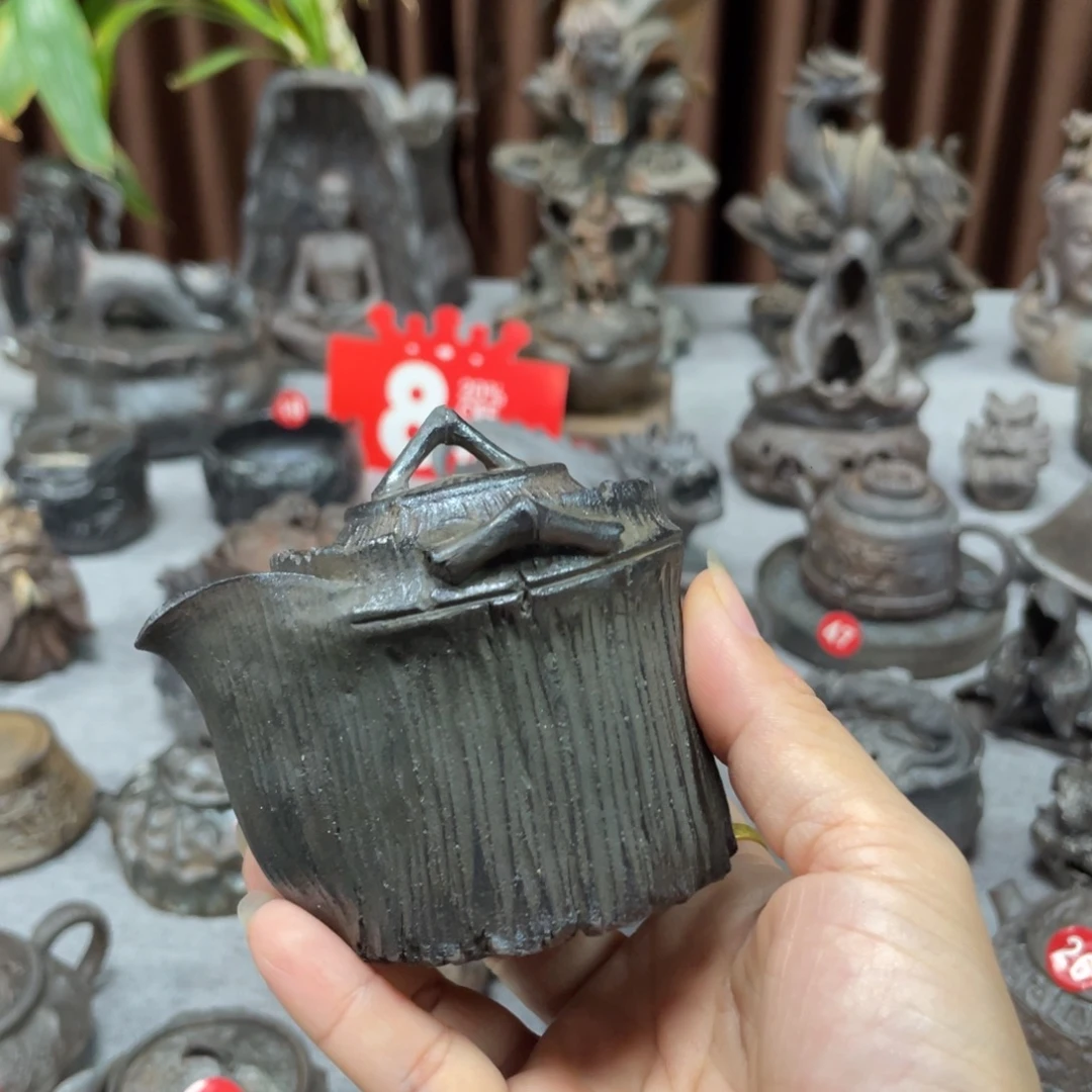 全场八折全手捏柴烧茶器
