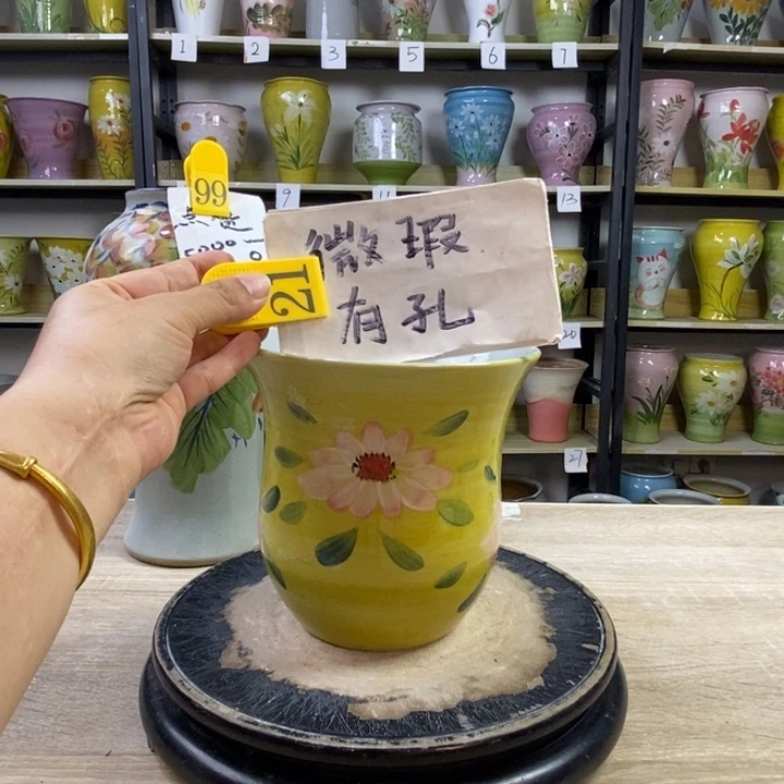 景德镇高温陶瓷花盆