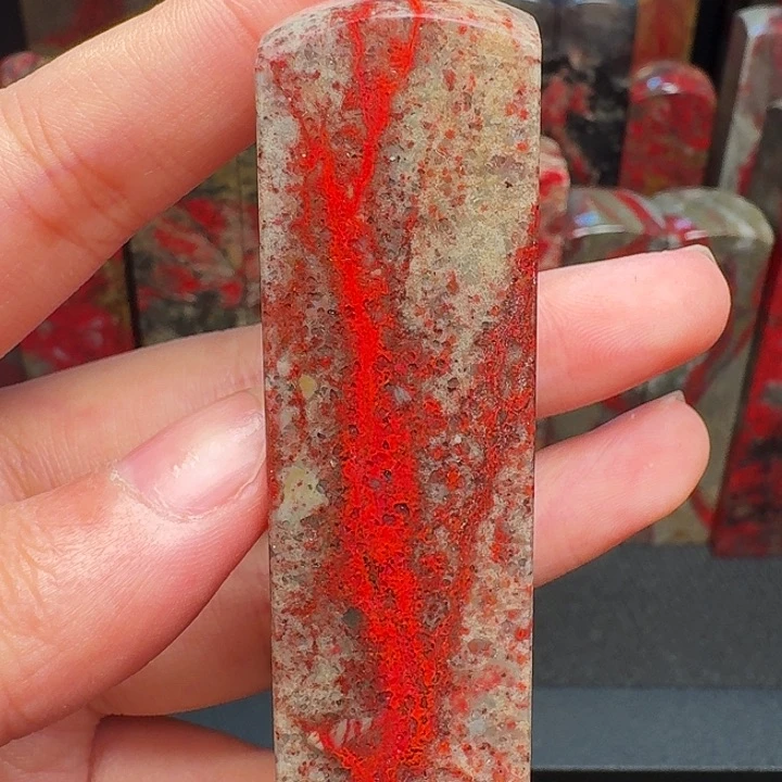 昌化石印石精品昌化鸡血石